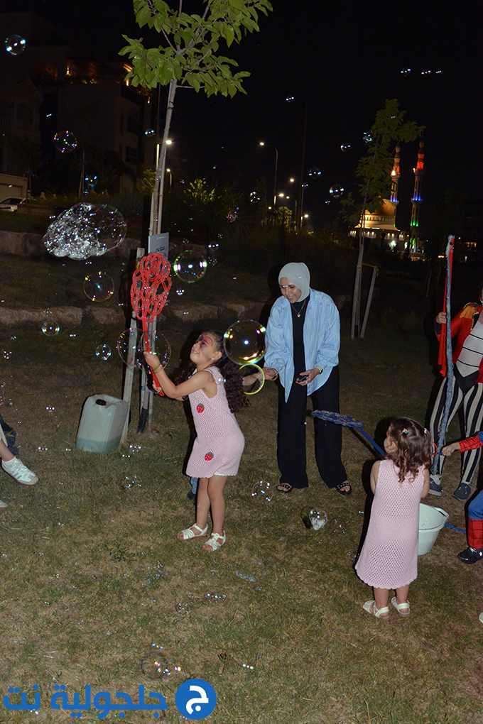 فعاليات ليلية باحضان الطبيعة في وادي قانا في جلجولية